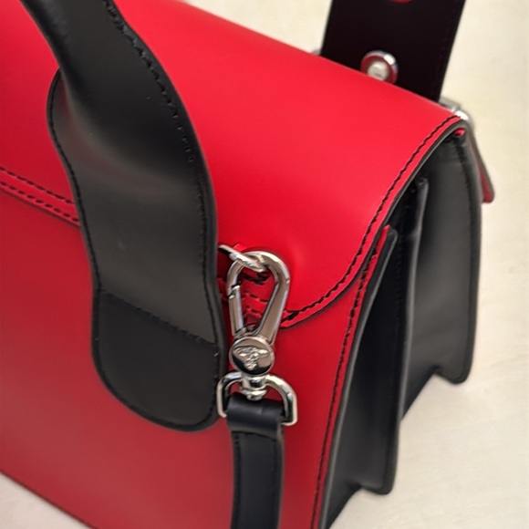 Vivienne Westwood NWT ALEX BAG LARGE BLUE-RED - Picture 11 of 15